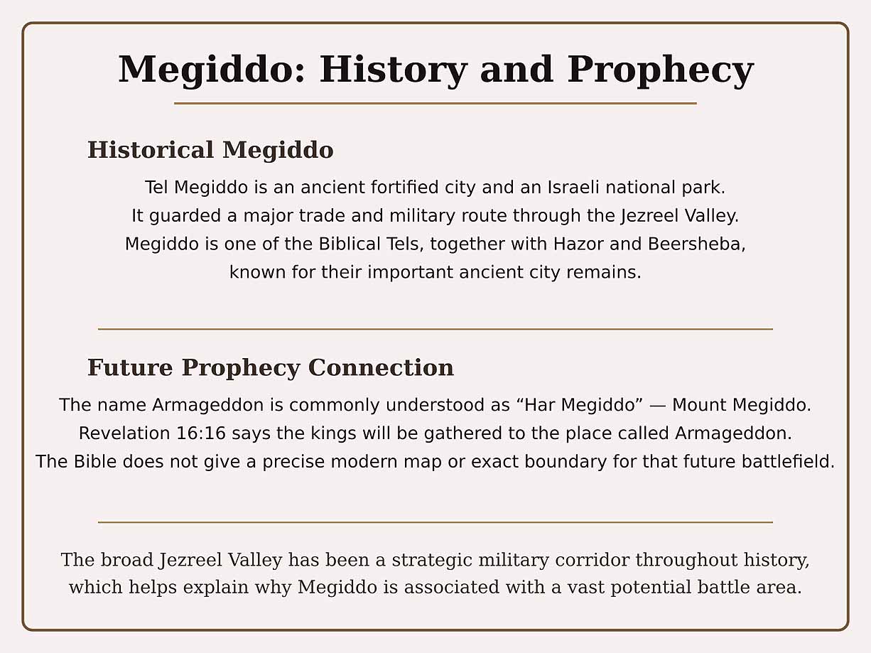 Megiddo history and prophecy image 1